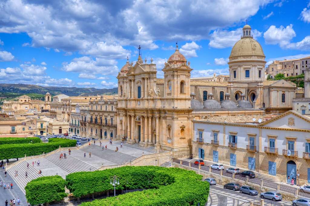 View of Noto in Sicily